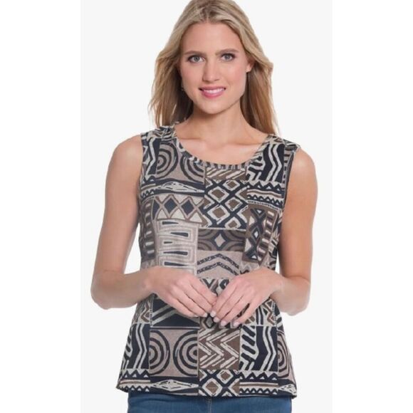 MULTIPLES Women's Long Sleeves Open Front Jacket and Tank Two-Piece Set - Picture 2 of 7